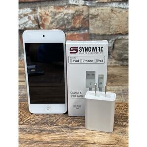 Apple iPod Touch 6th Gen 16GB Gold A1574 w/ Bundle Cable & Adapter